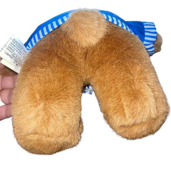 Vintage MLB Toronto Blue Jays 1999 13" Teddy Bear w/ Leather Cap RARE HTF. - Picture 7 of 10